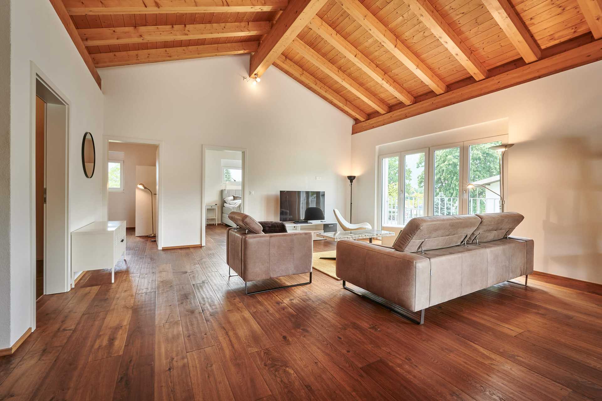 Terrace Vista, luxury apartment in Interlaken living room